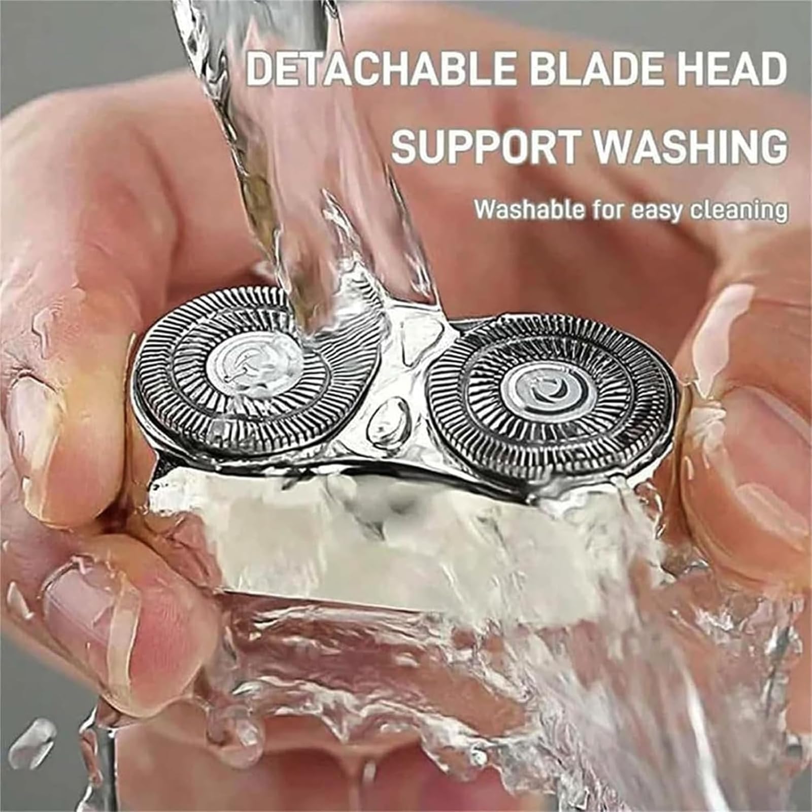 Quatreey Mini Dual-Head Electric Shaver for Men - 2025 Upgraded Portable Pocket Razor with Smooth Shaving Technology | Perfect for Travel, Gym & Daily Use (Model B)