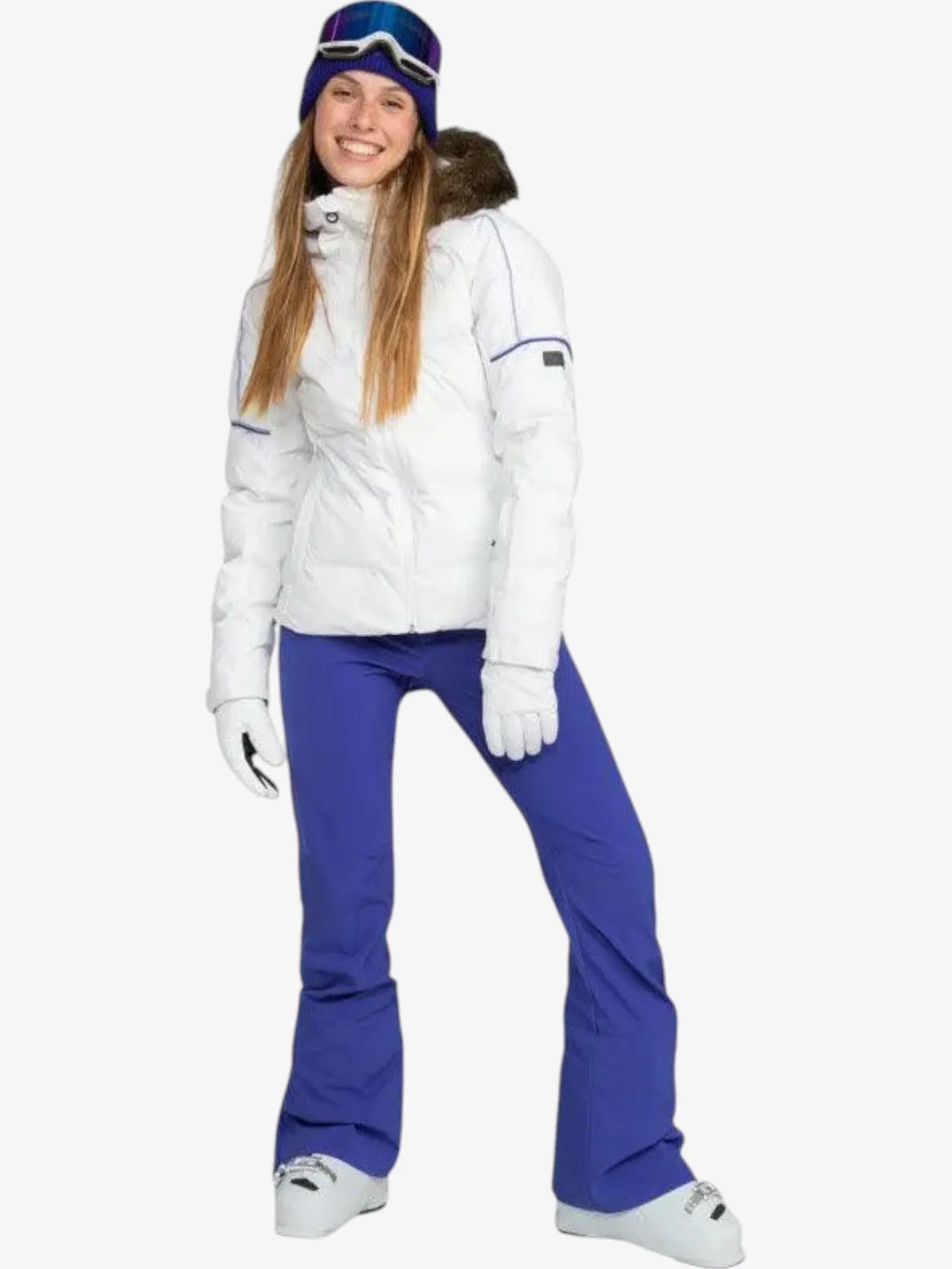 Roxy Snowblizzard Women's Winter Jacket - Waterproof Snow Coat for Skiing & Snowboarding | Warm Insulated Puffer Coat for Cold Weather Outdoor Activities