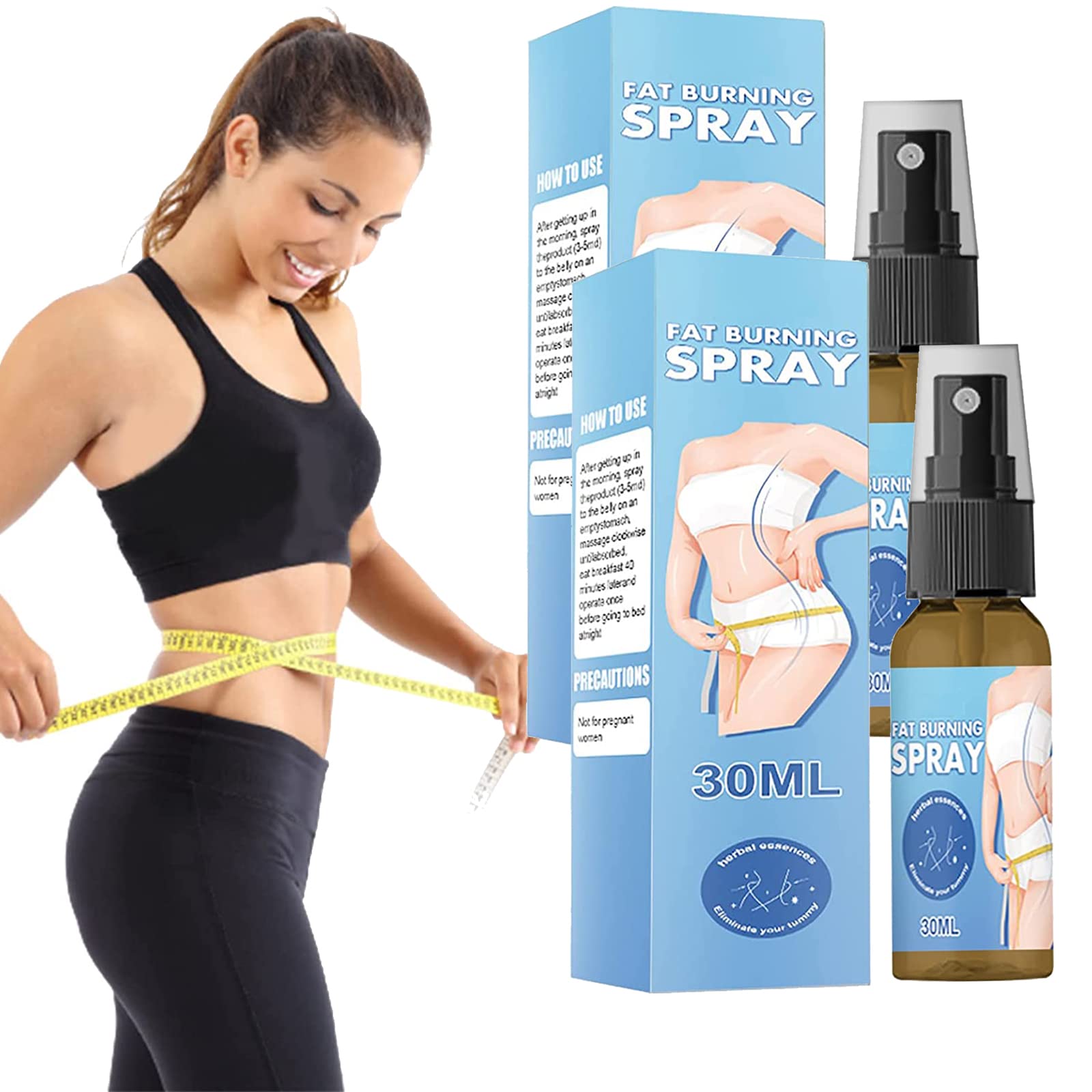 KCRPM Saggy Skin Tightening Herbal Spray - Fast Acting Firming Treatment for Face & Body (2 Pack) | Anti-Aging Solution for Loose Skin, Postpartum Recovery & Weight Loss Skin Care