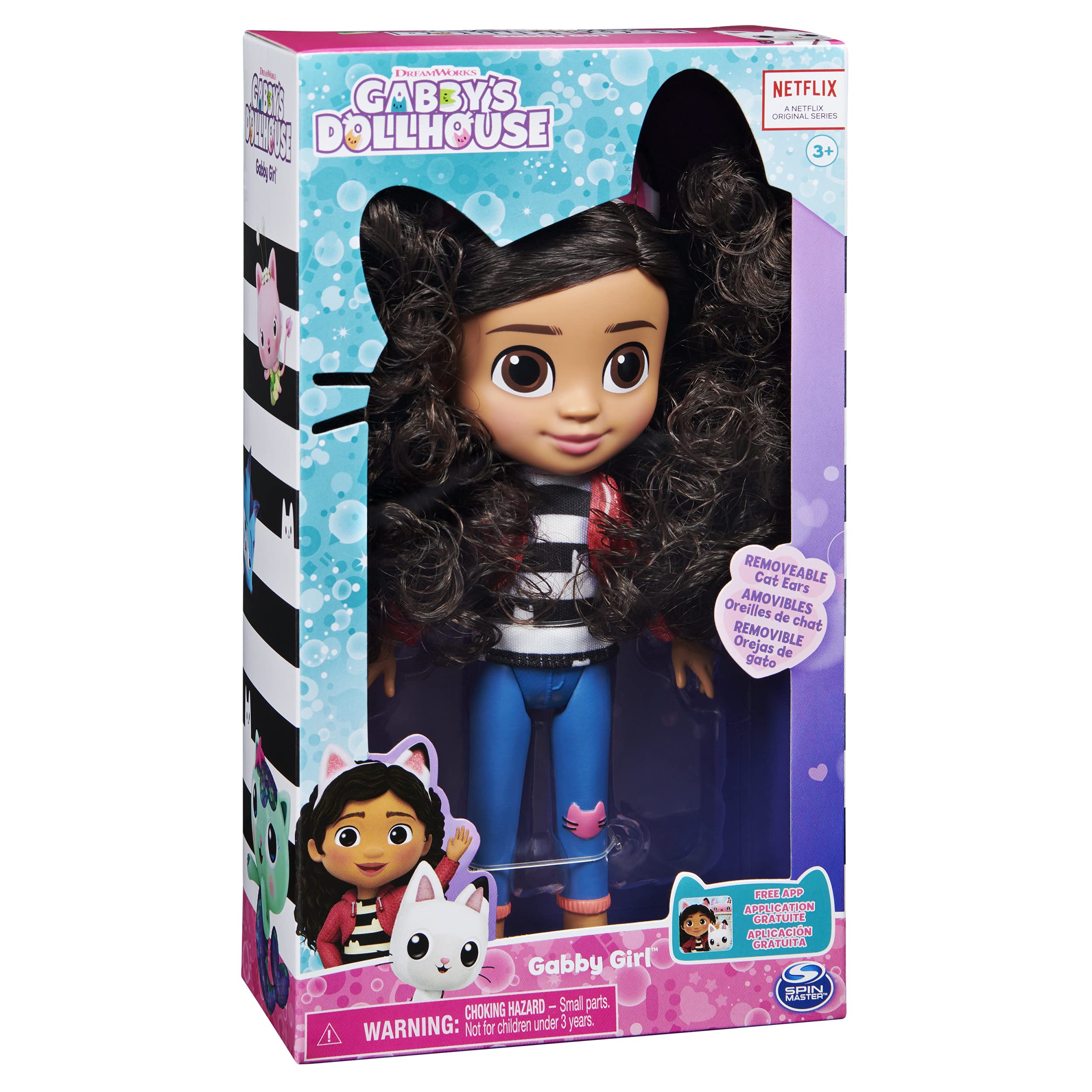 Gabby's Dollhouse 8-inch Gabby Girl Doll - Interactive Kids Toy for Ages 3+ | Perfect for Pretend Play, Birthday Gifts & Preschool Learning Activities