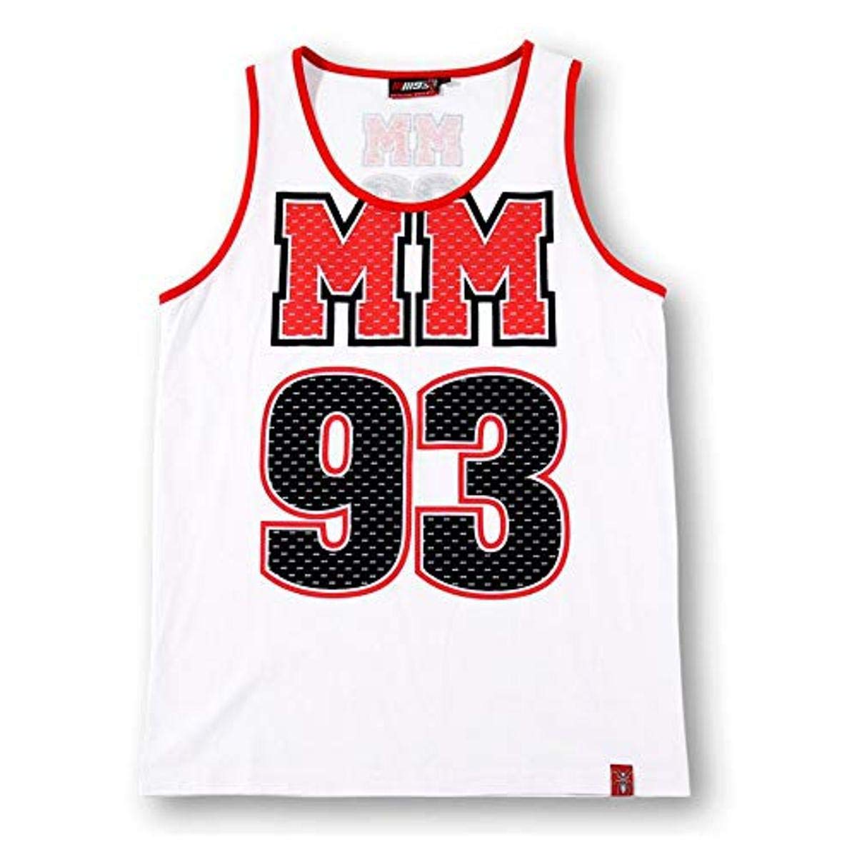 VR 46 Apparel Men's Marc Marquez Racing Tank Top - Lightweight & Breathable for Motorcycle Riding & Summer Sports