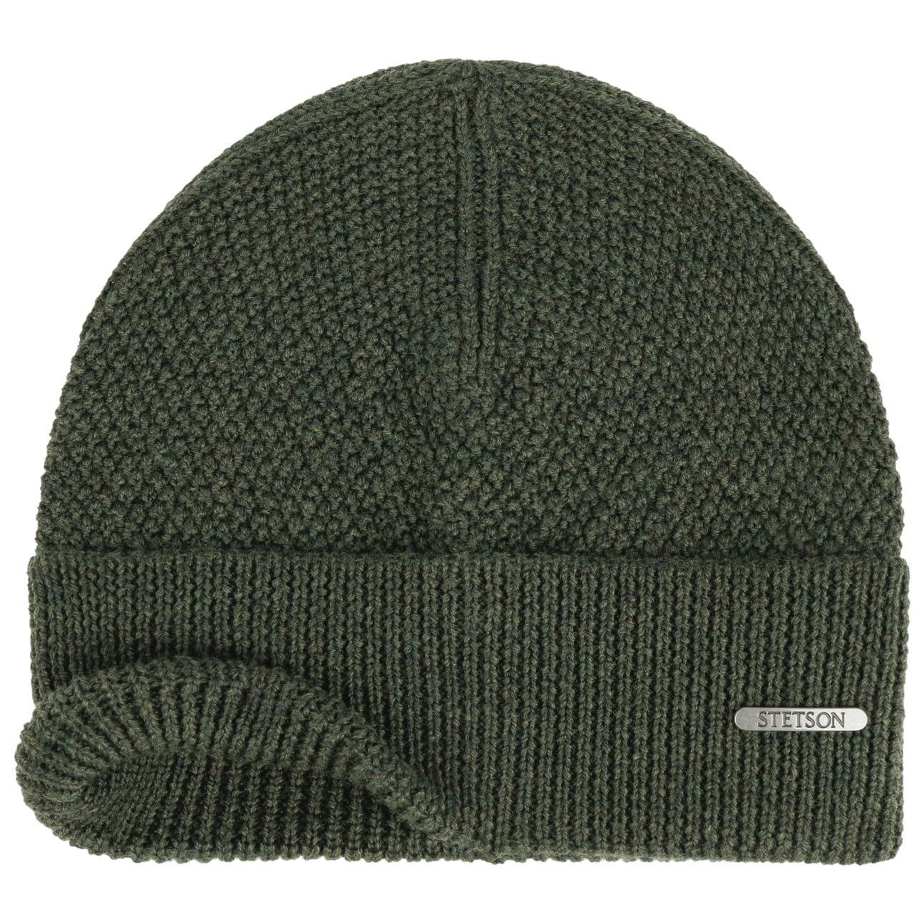 Stetson Rodrick Merino Wool Knit Hat for Men - Soft & Warm Winter Beanie for Outdoor Activities, Skiing & Hiking