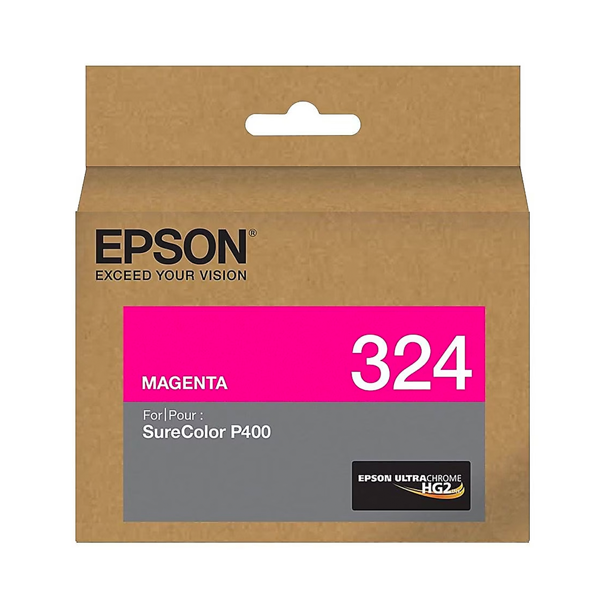Epson T324 UltraChrome HG2 Magenta Ink Cartridge (14mL) - Compatible with SureColor P400 Printer | High-Quality Photo Printing for Home & Professional Studios