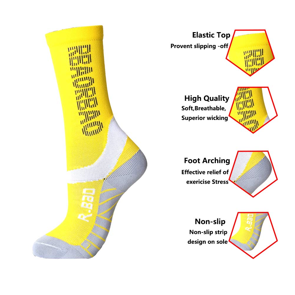 **Kids Cycling Socks - Breathable Compression Long Socks for Boys & Girls - Soft Hiking & Balance Bike Socks - Perfect for Outdoor Sports, Biking & Active Play**