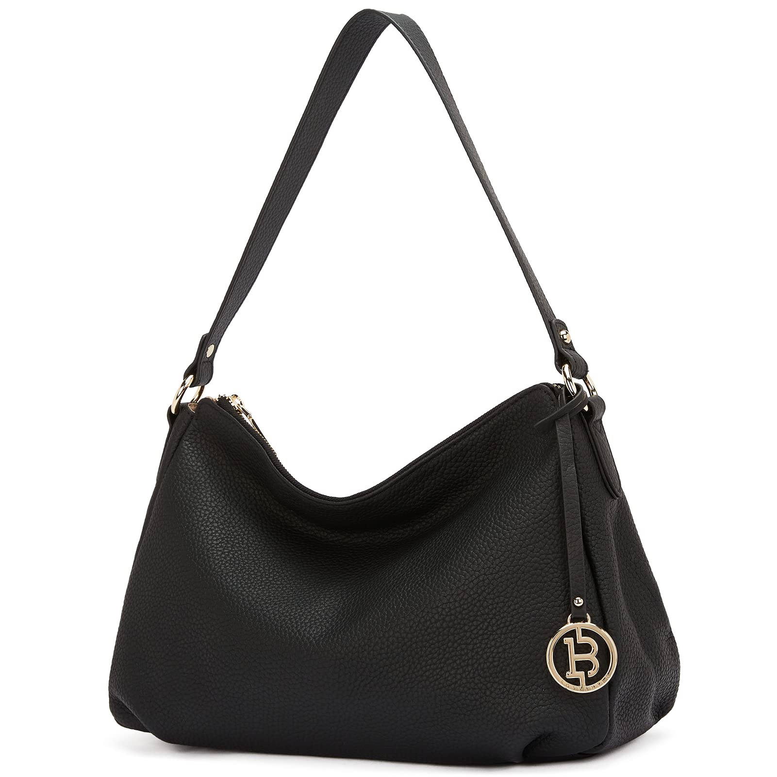 Vegan Leather Shoulder Bag for Women - Stylish Hobo Purse with Pockets | Work & Travel