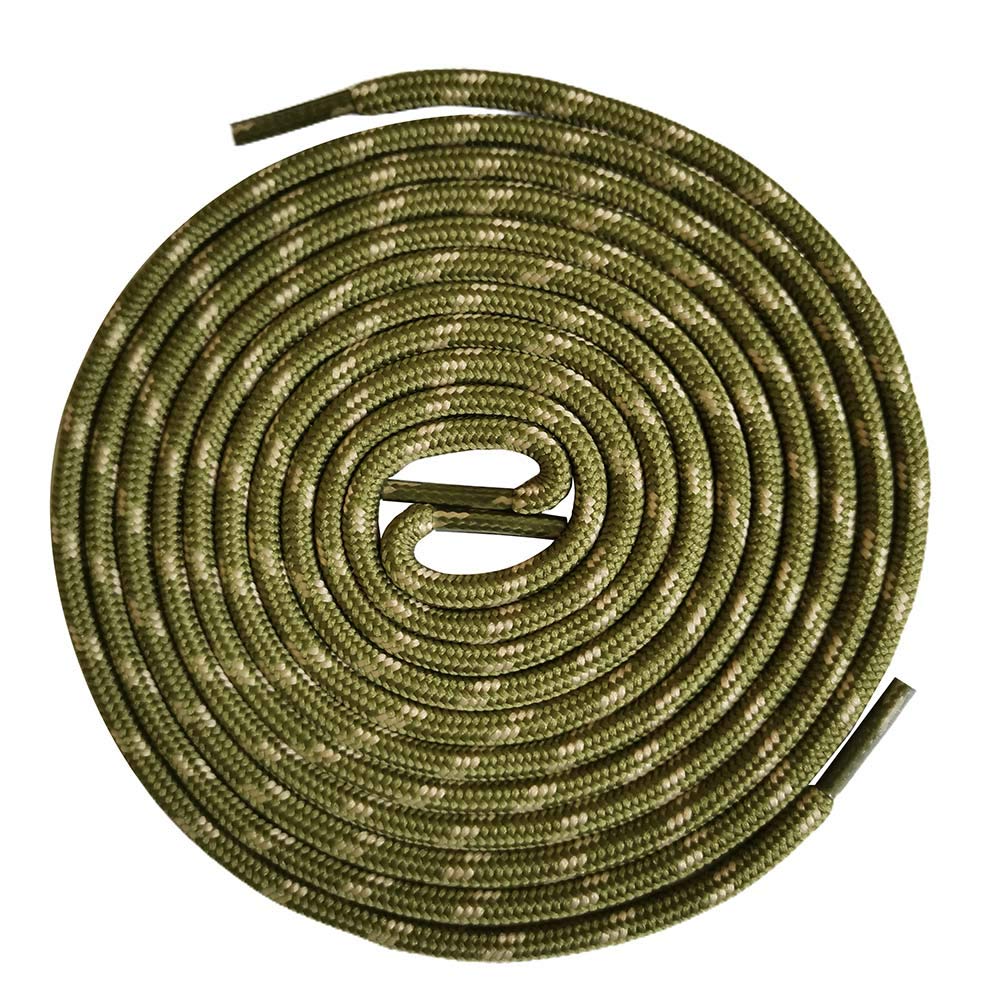 VSUDO Round Work Boot Laces - Heavy Duty Outdoor Hiking & Climbing Shoestrings - Durable for Work Boots, Hiking Shoes & Outdoor Activities
