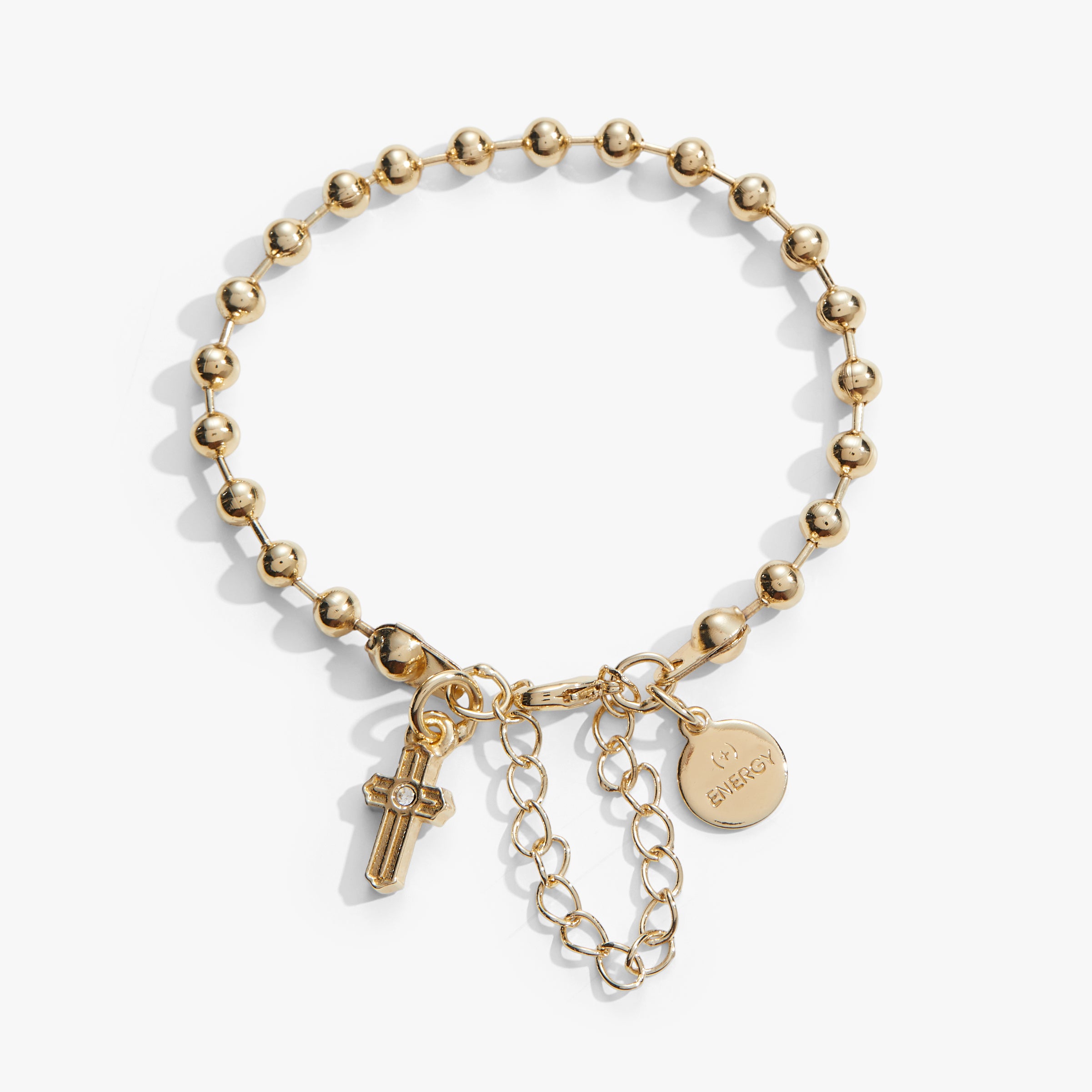 Stylish Cross Ball Chain Bracelet for Women - Trendy Religious Jewelry Gift for Everyday Wear & Special Occasions