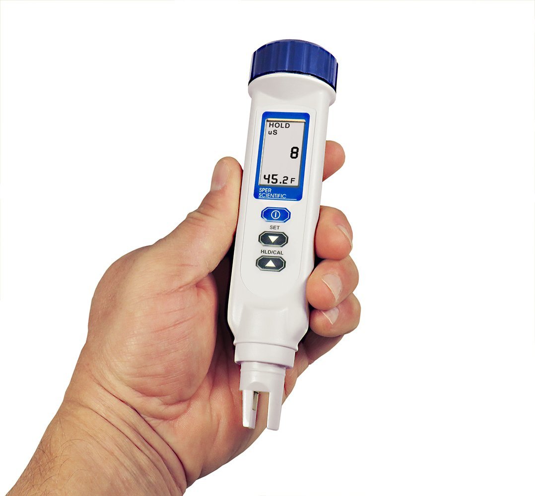 Waterproof Conductivity Meter Pen - Digital TDS Tester for Water Quality, Pool, Aquarium & Hydroponics | Portable EC Meter for Drinking Water, Swimming Pools & Lab Testing