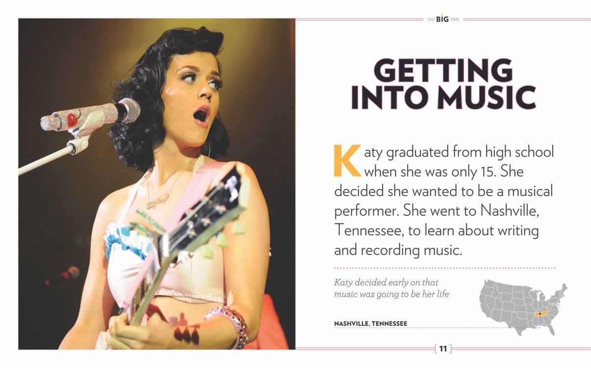 Katy Perry Biography Book - 9781608183319 | Official Biography, Music Career & Life Story - Perfect for Fans, Collectors & Music Lovers