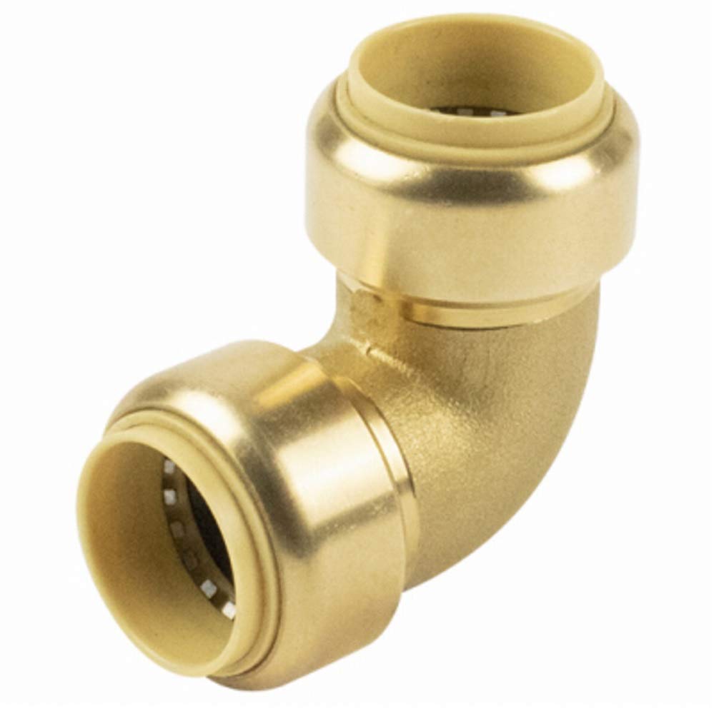 B&K Push-On Elbow Fitting - 1 Inch Copper x Copper - Perfect for Plumbing, HVAC, and Water Supply Systems