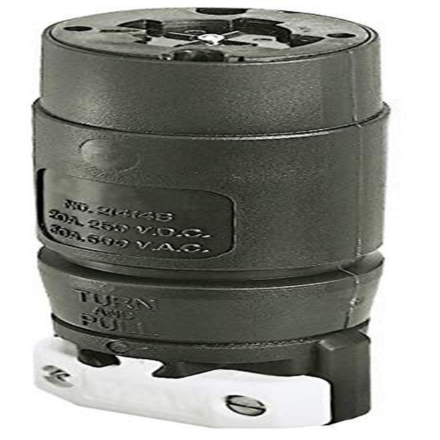 Bryant Electric 21414 15A 125V Duplex Receptacle Electrical Outlet Plug, Black & White - Perfect for Home, Office, and Workshop Electrical Installations
