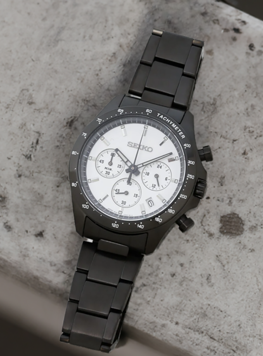 SEIKO x NANO UNIVERSE SZSJ119 Japan-Made Chronograph Watch for Men - Premium Stainless Steel Analog Quartz Wristwatch with Date Display | Perfect for Business, Formal Events & Everyday Wear