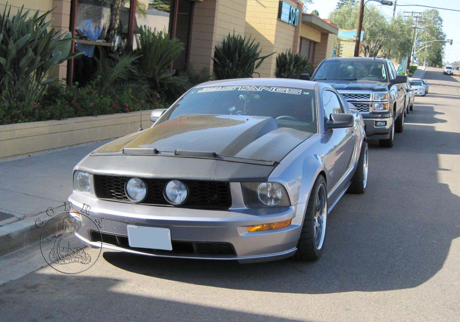 Ford Mustang GT 2005-2008 Car Hood Mask Bonnet Bra - Protective Cover for 05 06 07 08 Models - Perfect for Road Trips & Car Shows
