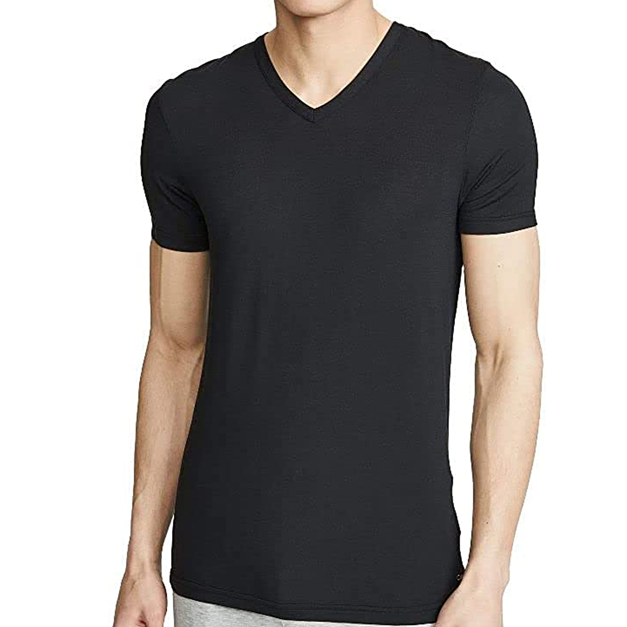 Evertone Men's Slim Fit T-Shirt 3 Pack - Soft Breathable Cotton Crew Neck Tees for Casual, Work & Everyday Wear