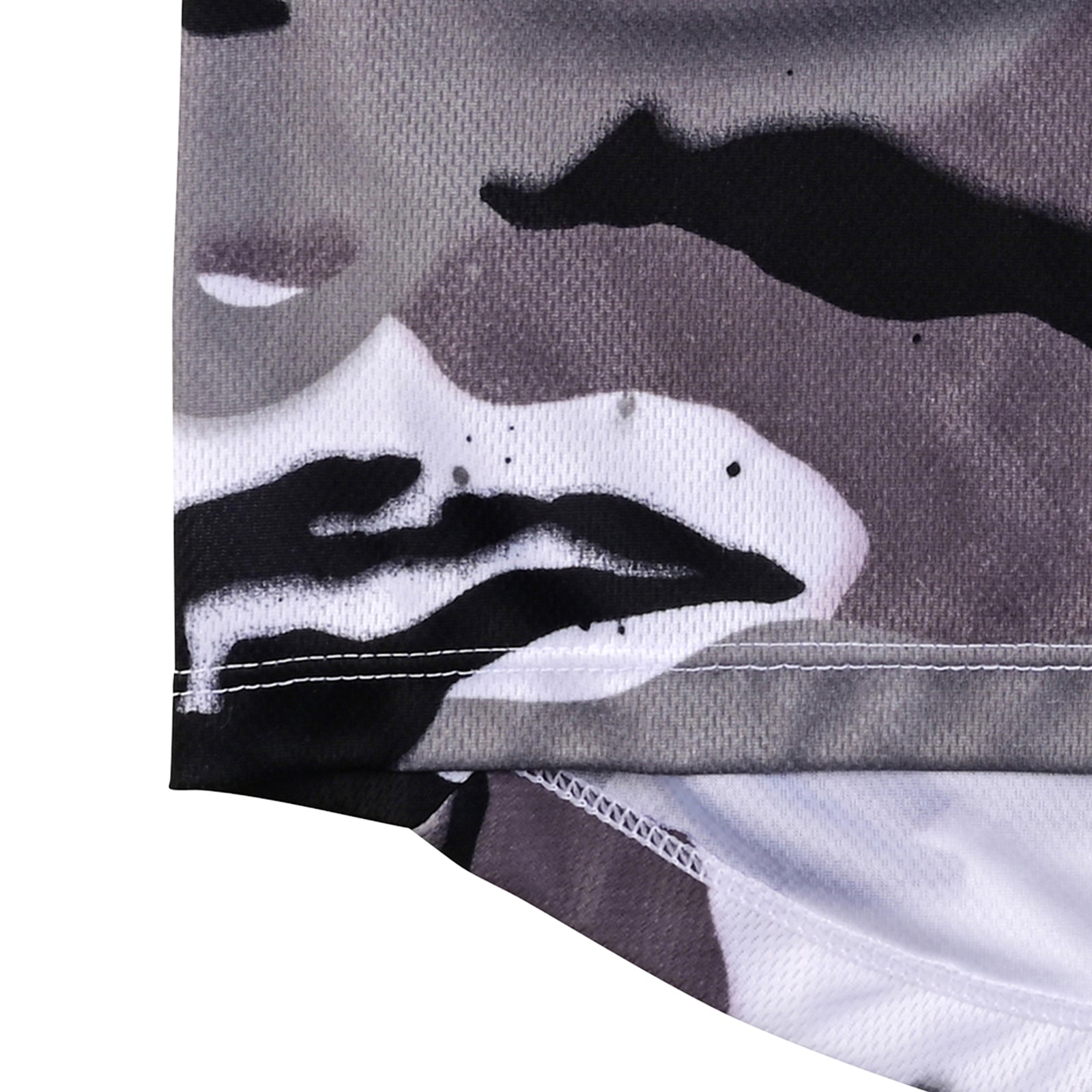 Youth Flowline Long Sleeve Jersey - Spray Camo White - Perfect for Soccer Training & Outdoor Sports