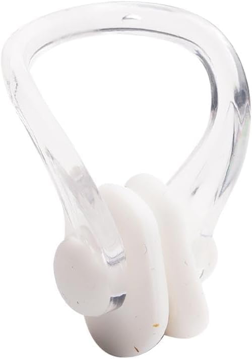 JJLFresheners Waterproof Nose Clip - Soft Silica Gel Swimming Nose Plugs for Kids & Adults - Comfortable Nose Protector for Swimming, Snorkeling & Water Sports (White)
