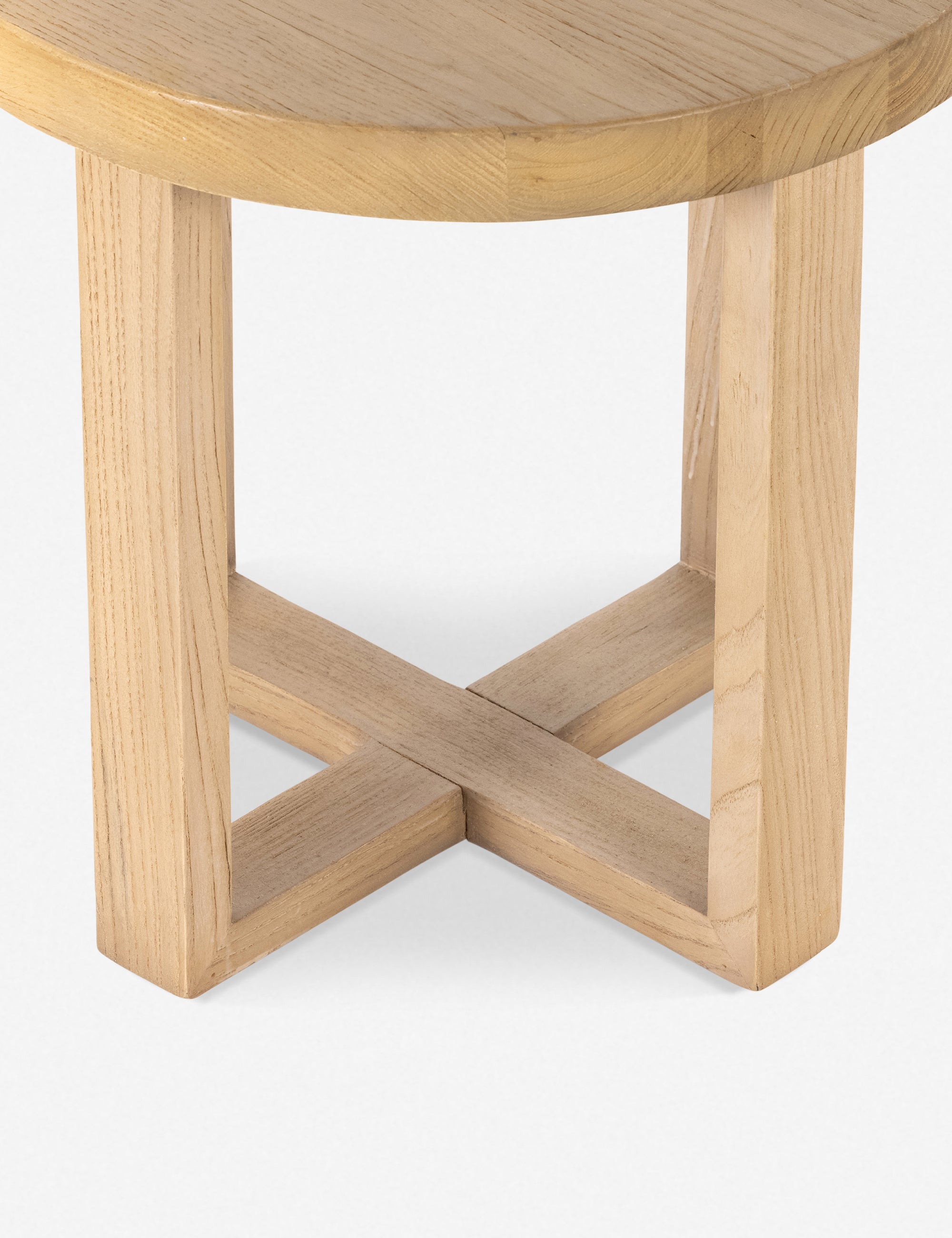 Round Side Table - Modern End Table with Sturdy Metal Base for Living Room, Bedroom, or Office - Perfect for Coffee, Books, and Decor