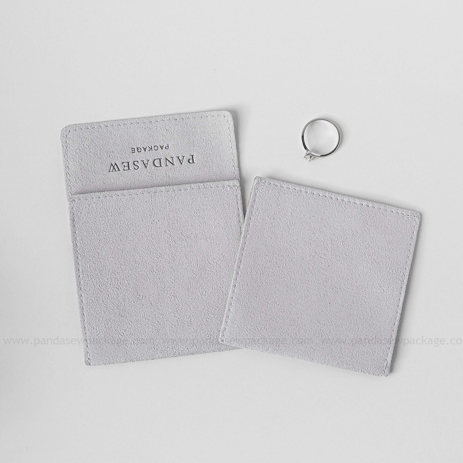 50PCS Premium Microfiber Jewelry Pouches with Custom Logo - Soft Dustproof Cap Bags for Rings, Necklaces & Earrings (MCR 133) | Perfect for Jewelry Stores, Gift Packaging & Travel Organizers