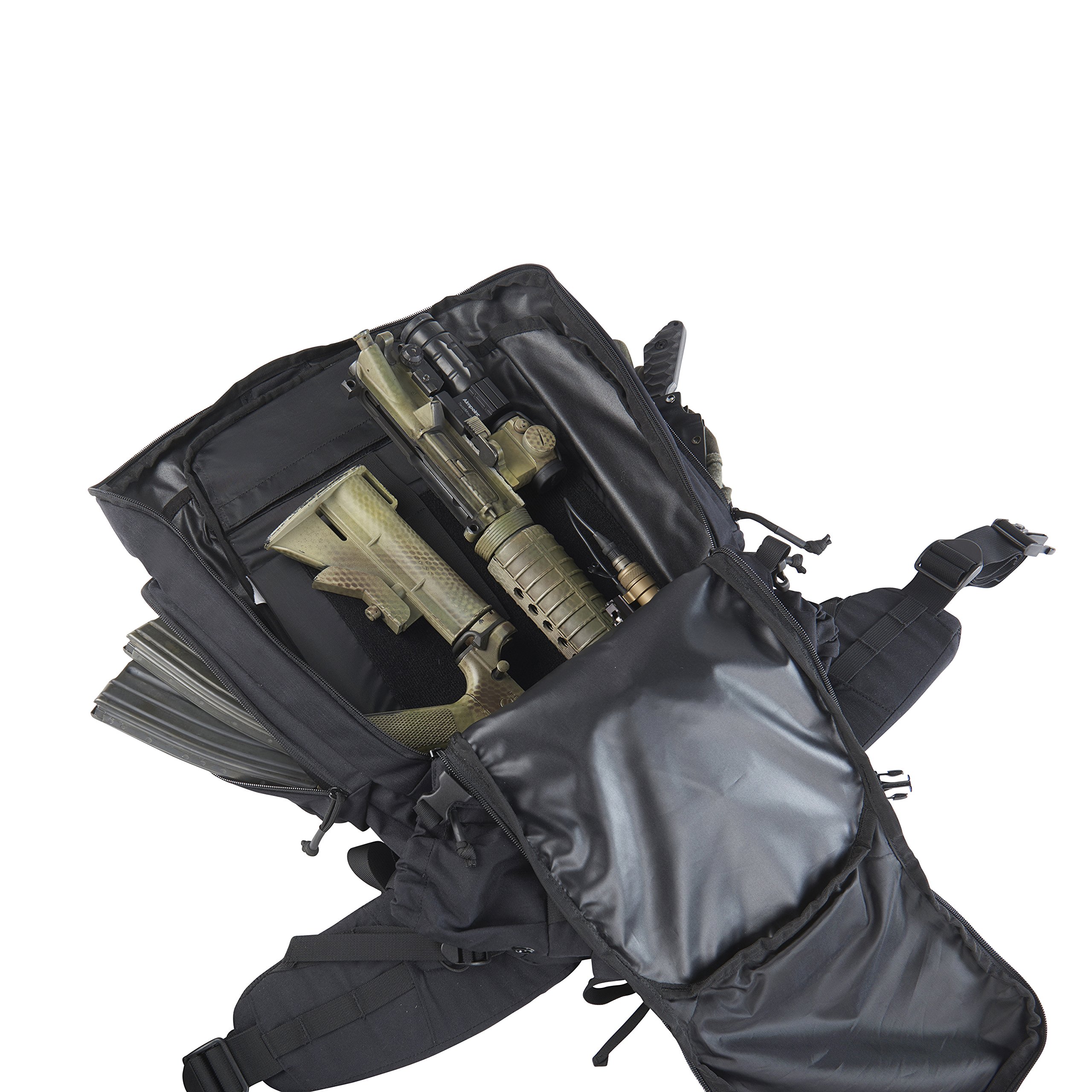 Kelty Redwing 44 Tactical Backpack - Durable Hiking & Travel Backpack for Men & Women - Black Military Style Rucksack - Perfect for Outdoor Adventures, Camping & Daily Commute