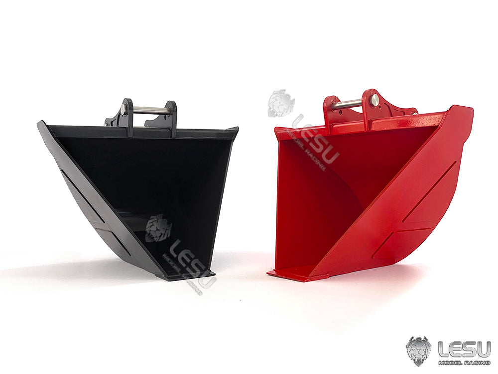 Upgraded Metal Hammer Grab Fork with Tiltable & Openable Bucket for LESU 1/14 RC Hydraulic Excavator B0006 AOUE ET35 Model - Perfect for Construction Simulation, DIY Projects & RC Excavator Accessories