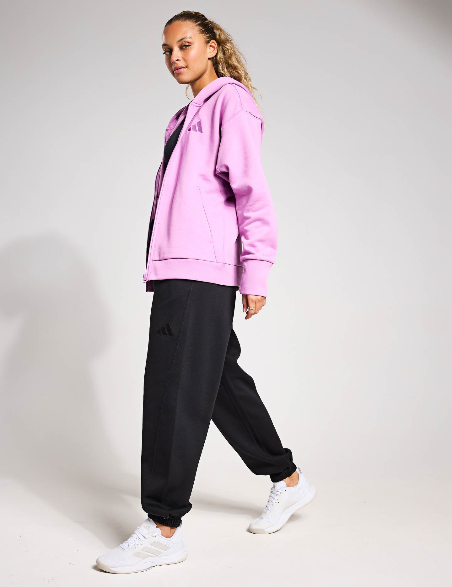 ALL SZN Fleece Full Zip Hoodie - Preloved Purple | Cozy & Warm Winter Wear for Men & Women | Perfect for Outdoor Activities, Casual Outfits & Layering
