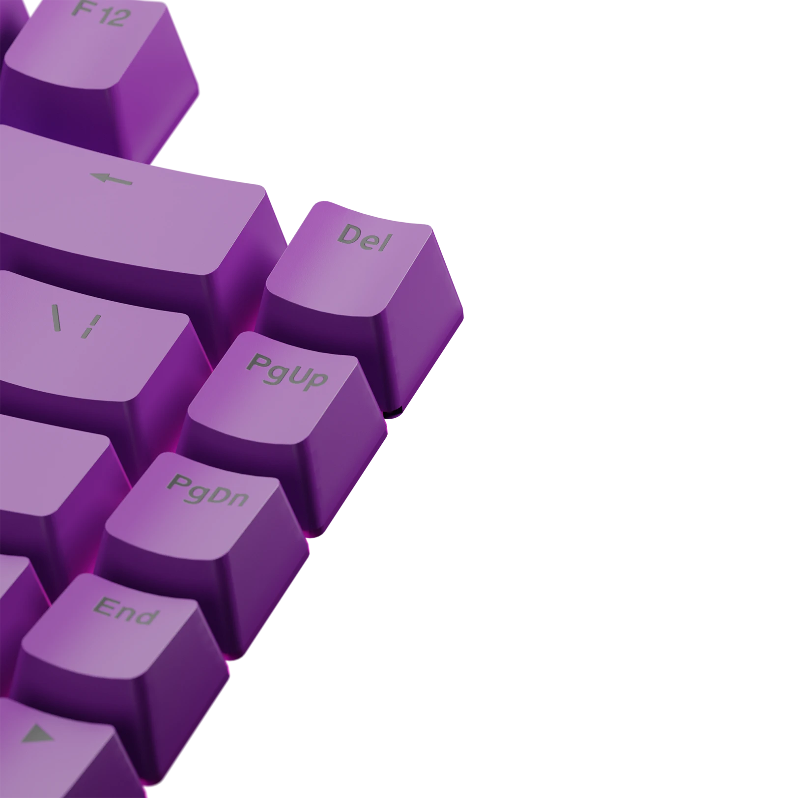 Epic Purple Keycaps for Mechanical Keyboards - Durable PBT Keycaps for Gaming & Typing - Perfect for PC, Mac & Laptop Keyboards (US Layout)