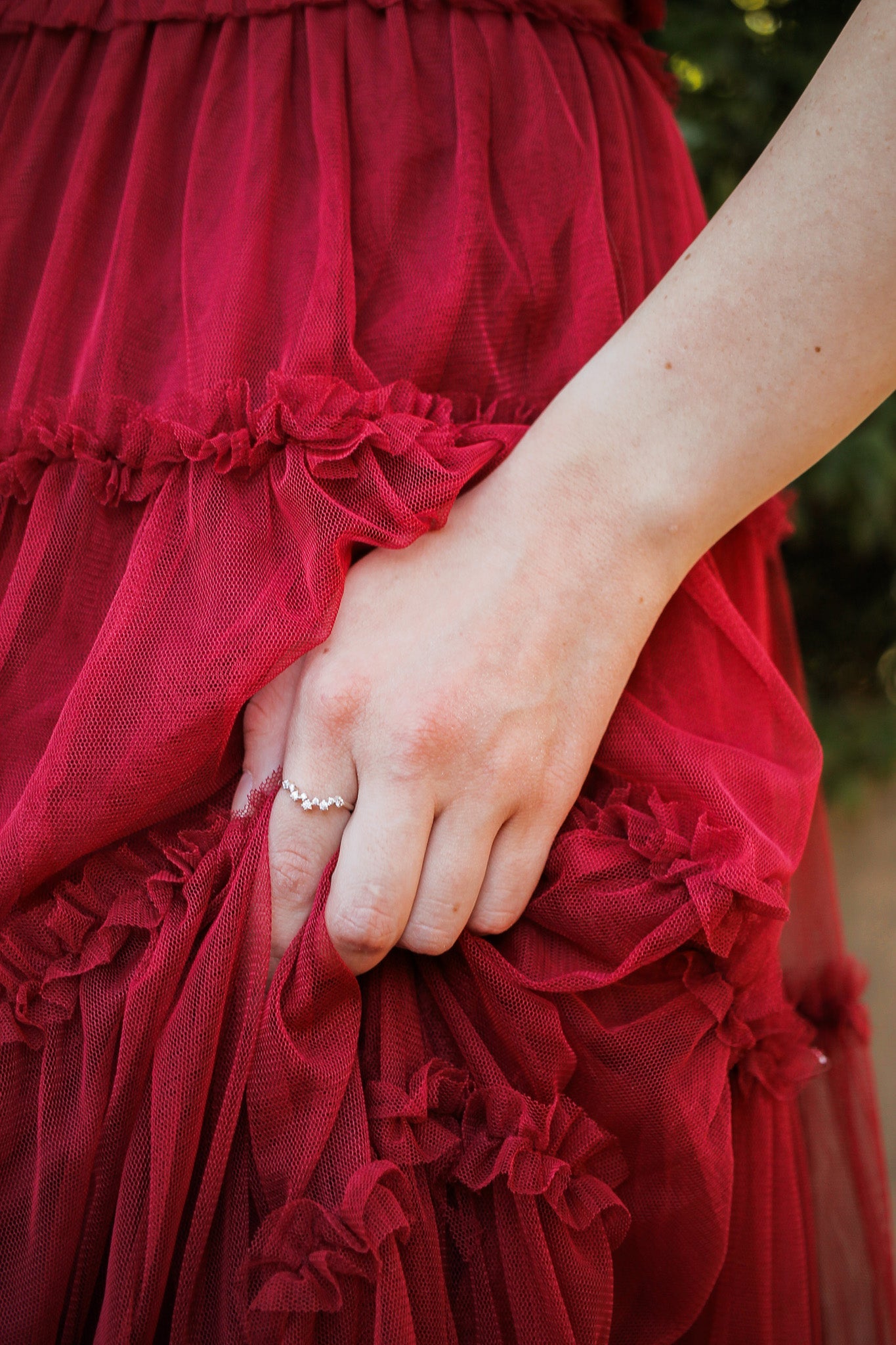 Elegant Christine Sterling Silver Ring for Women - Perfect for Weddings, Anniversaries & Special Occasions