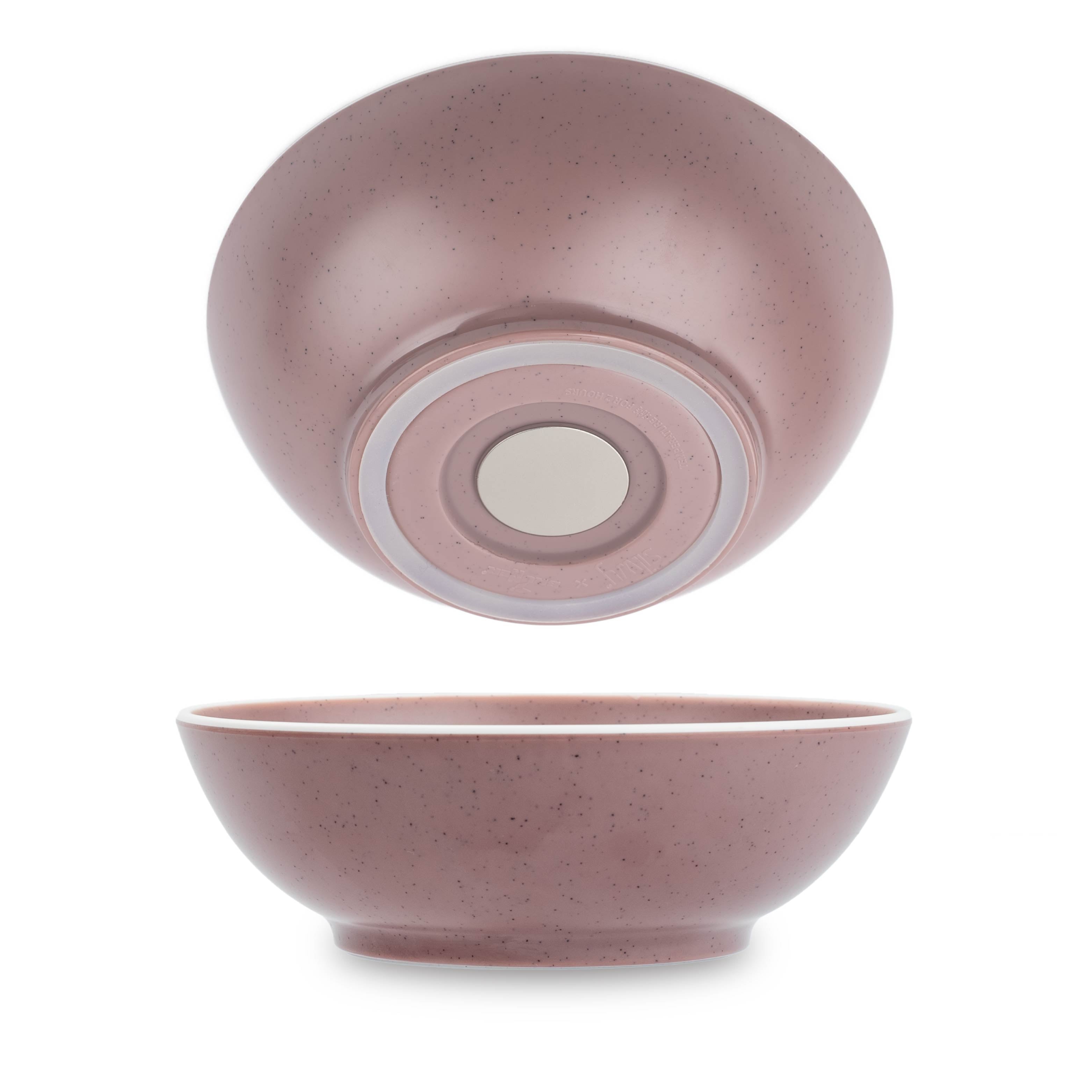 Premium Plastic Mixing Bowls with Lids - 16cm Dolomite Rose Color - Ideal for Baking, Cooking & Food Storage