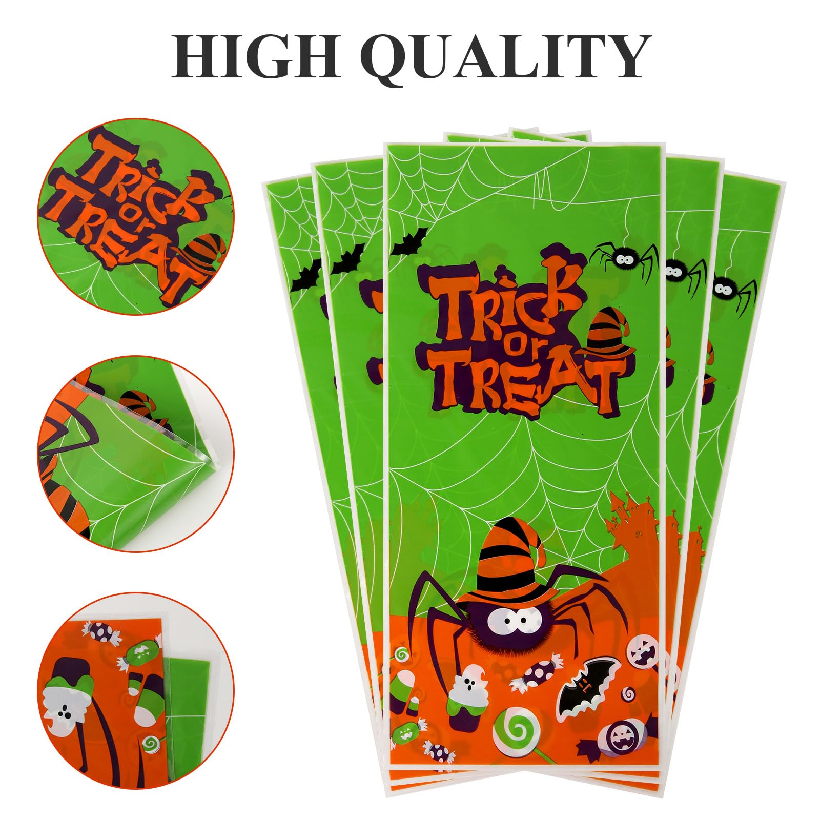 Artby7 Halloween Treat Bags - 50 Pack 4.9