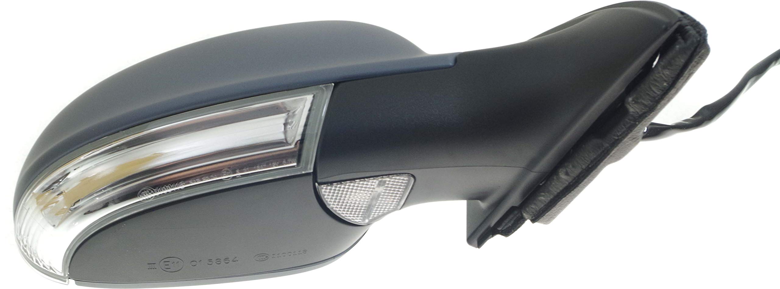 Power Heated Side Mirrors with Turn Signal & Puddle Light for 2005-2010 Volkswagen Jetta 5th Gen Sedan - Driver & Passenger Replacement - Perfect for Winter Driving & Night Visibility