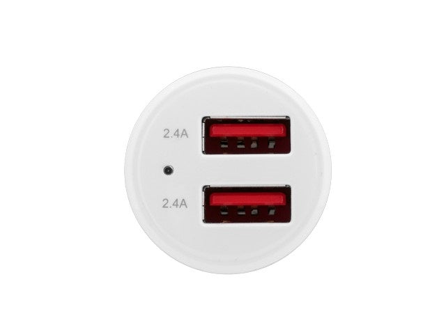 3sixT Fast Car Charger 4.8A Dual USB Port - Quick Charge for iPhone Android Smartphones - Perfect for Road Trips & Commuting