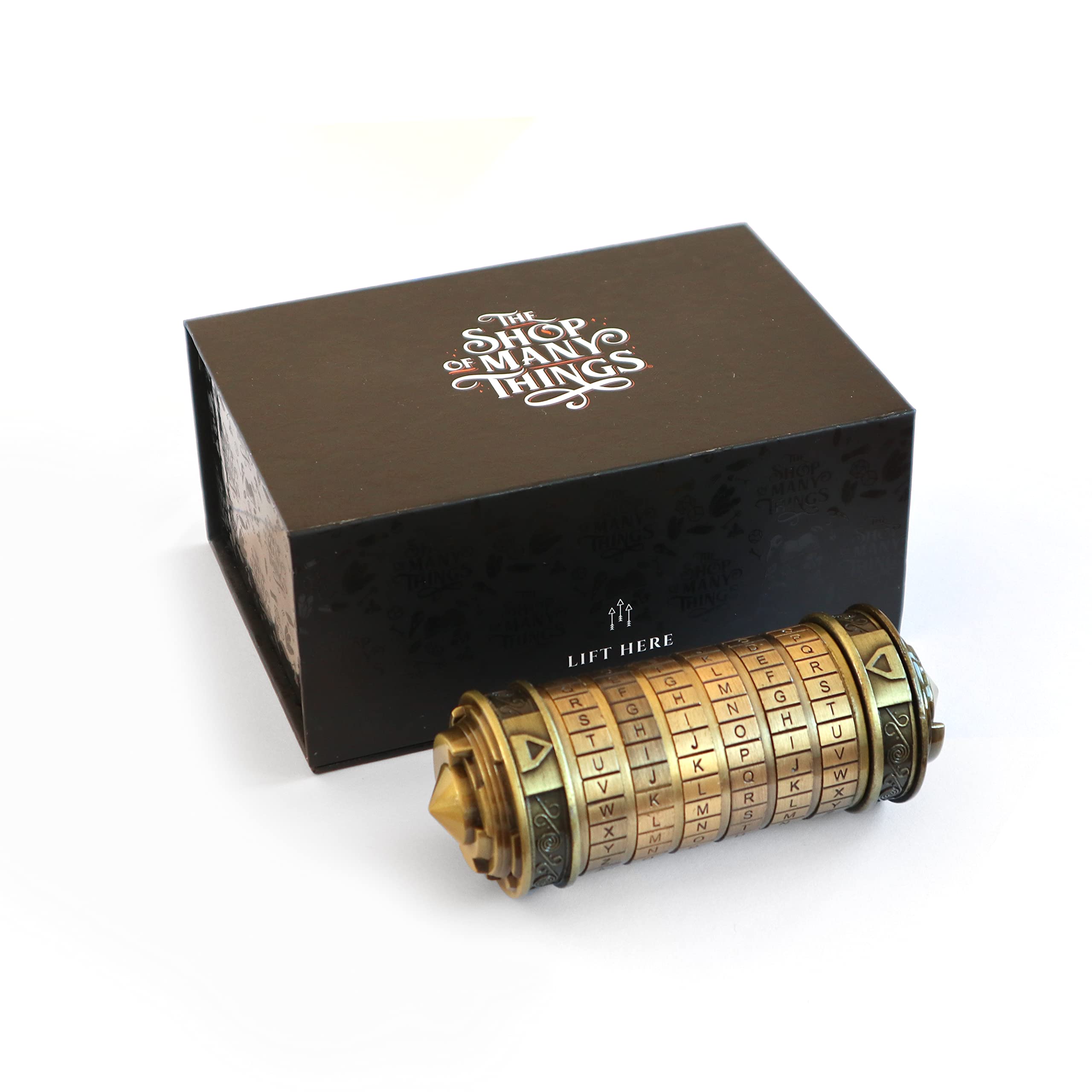 Ancient Wooden Puzzle Lockbox - Brain Teaser Gift for Adults & Teens - Perfect for Escape Rooms, Game Nights, and Secret Storage