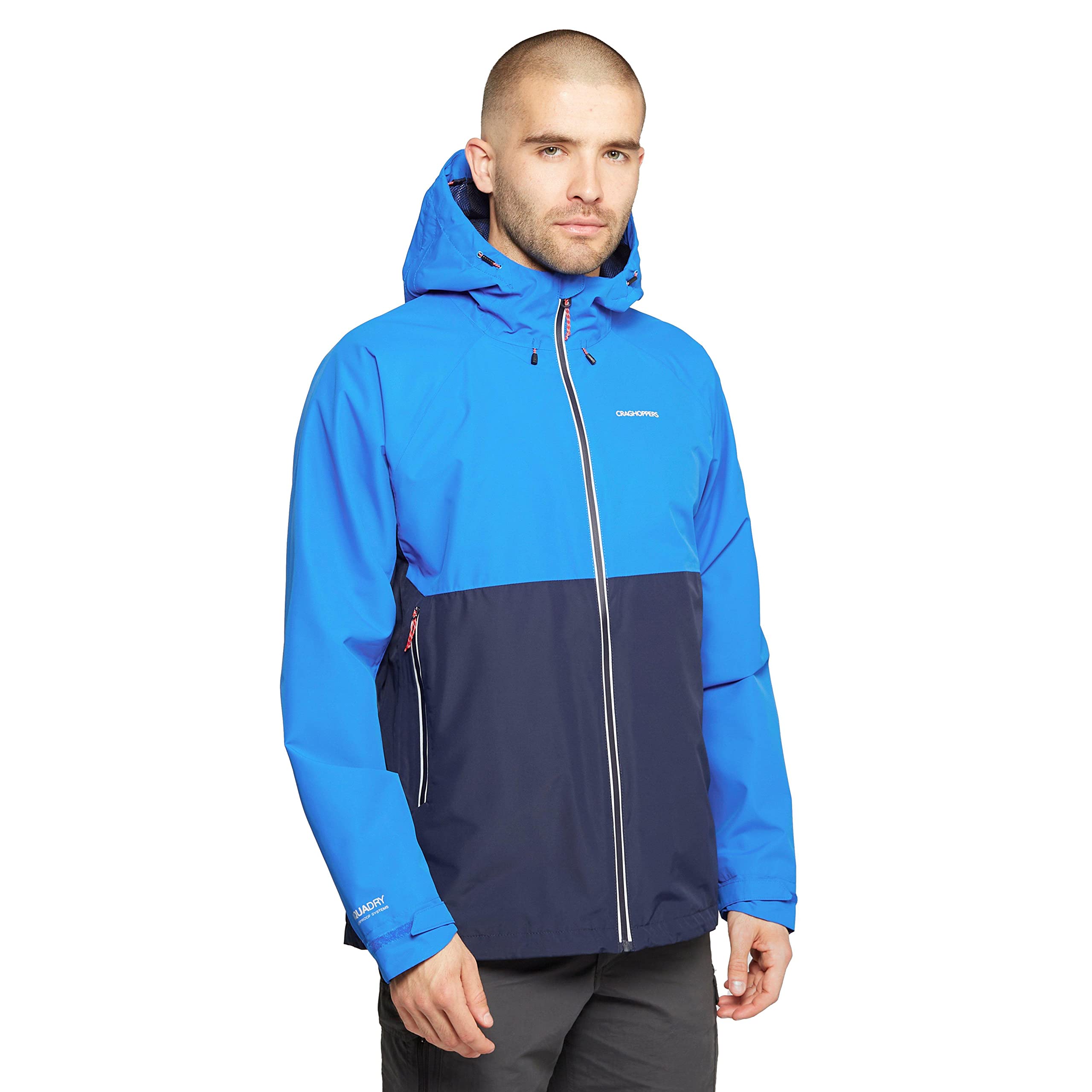 Craghoppers ATLAS Men's Waterproof Jacket - Lightweight Outdoor Raincoat for Hiking, Camping & Travel - Windproof & Breathable Shell for All-Weather Protection