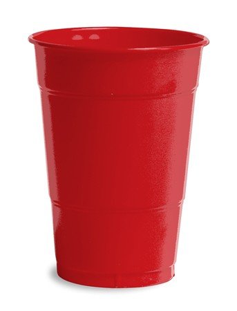 240-Pack Classic Red Disposable Plastic Party Cups 16 oz - Bulk Drinking Cups for Parties, BBQs, Picnics & Events - Durable Solo-Style Tumblers for Beer, Soda & Cocktails