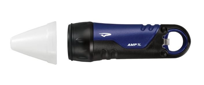 1L AMP Energy Drink with Blue Cone - Refreshing Boost for Workouts, Gaming & Outdoor Adventures