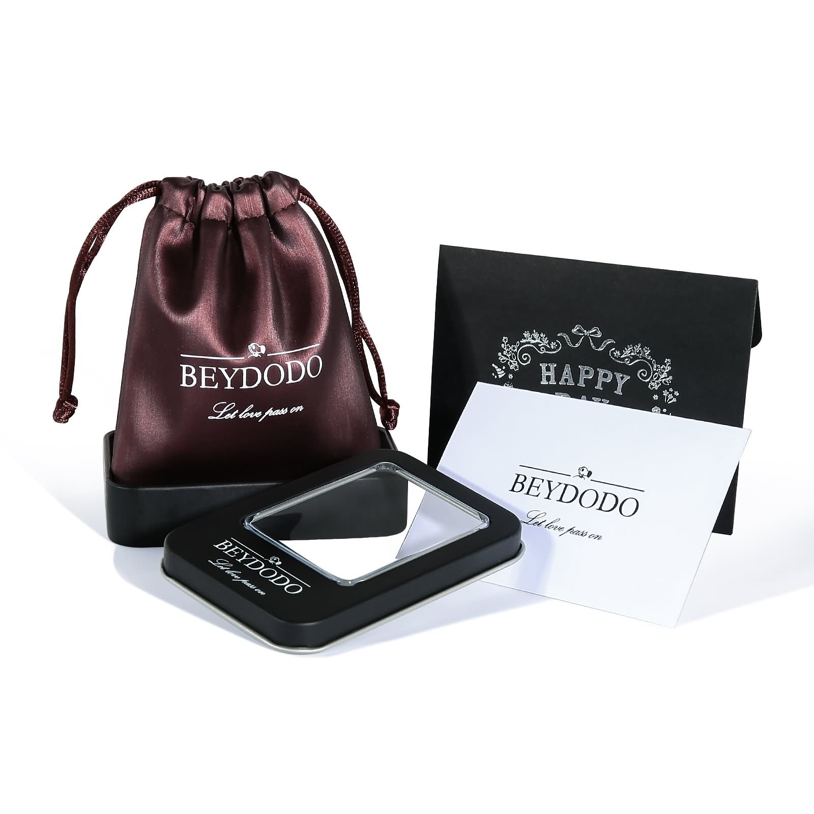 Beydodo Personalized Heart Cremation Urn Necklace - Memorial Jewelry for Ashes with Funnel Kit | Keepsake Pendant for Loved Ones | Perfect Sympathy Gift for Funeral, Remembrance & Healing