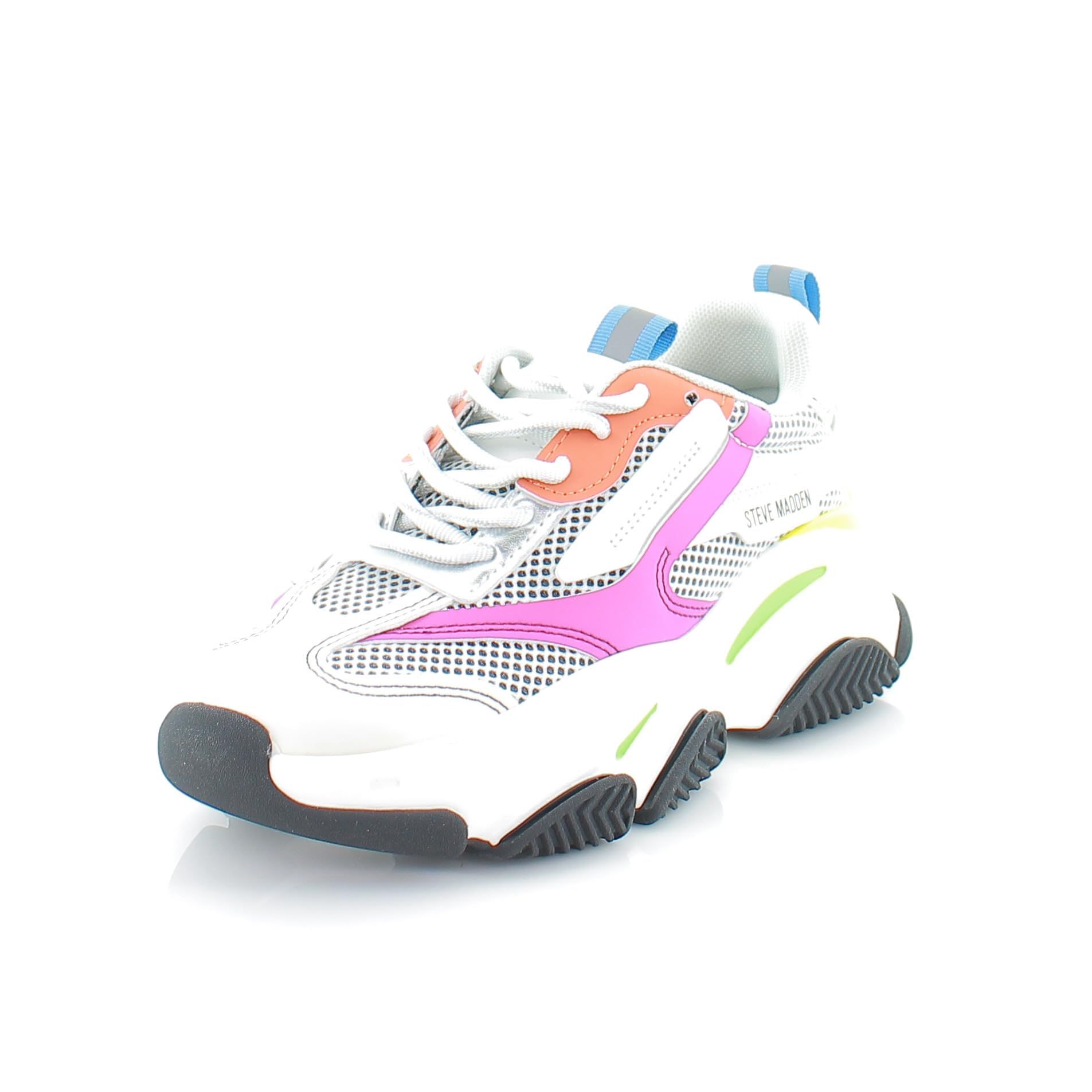 Steve Madden Women's Possession Fashion Sneakers - Comfortable Casual Shoes for Walking, Running & Everyday Wear | Trendy Athletic Footwear for Women