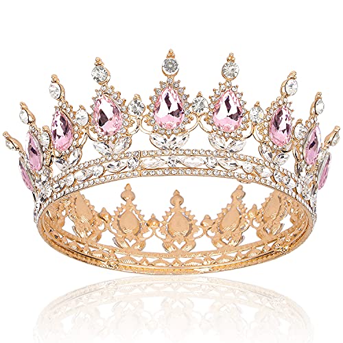 C; Gold+Pink Crystal