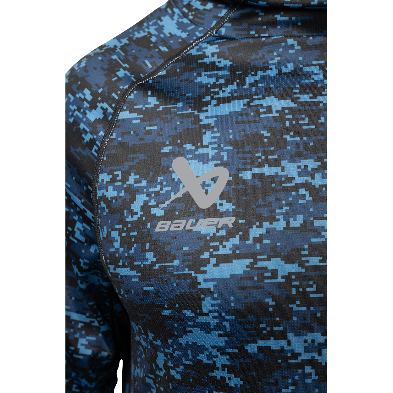Bauer FLC Warmth Long Sleeve Tech Tee for Hockey Players - Moisture-Wicking Performance Shirt for Cold Weather Training & Games