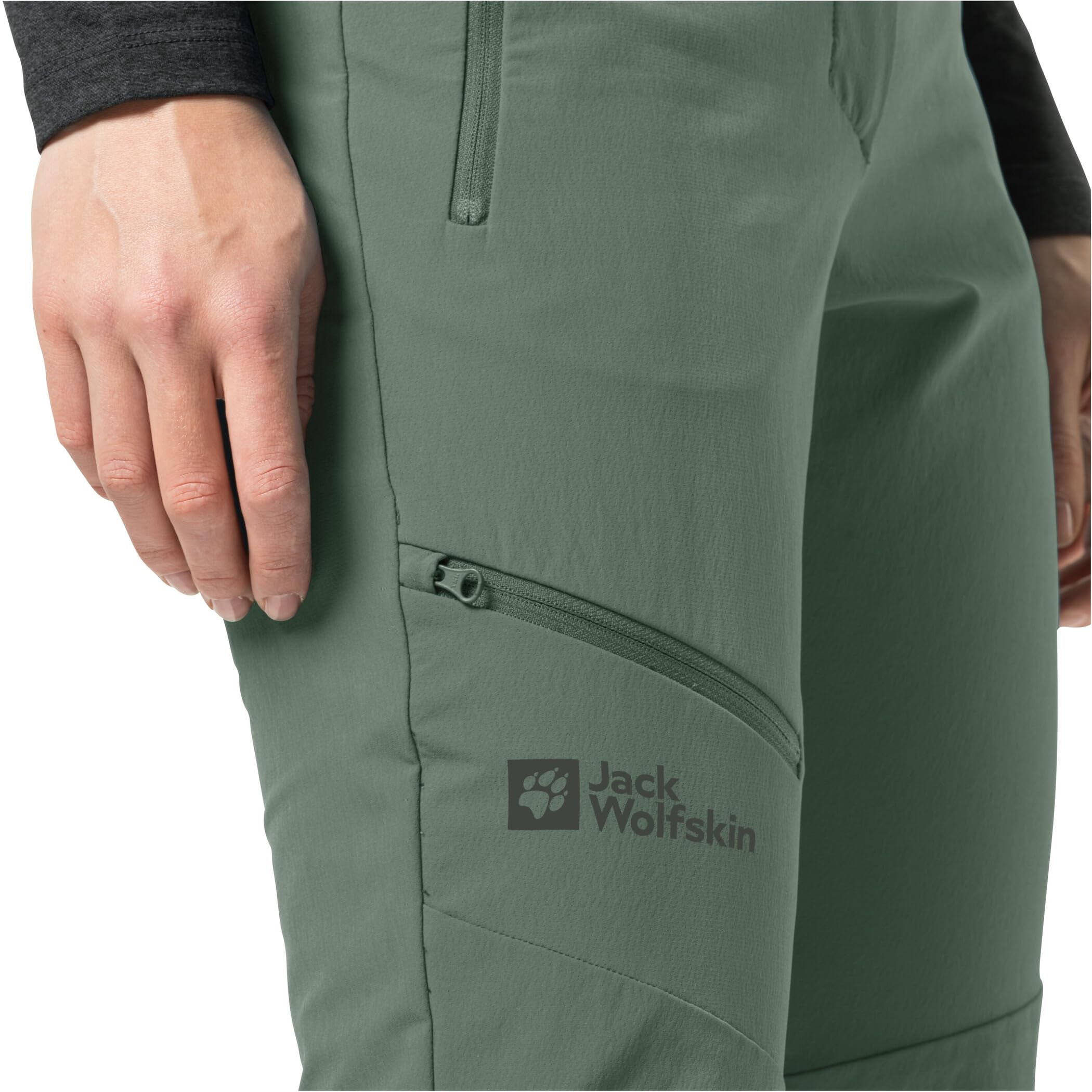 Jack Wolfskin Women's Holdsteig Casual Hiking Pants - Lightweight Quick-Dry Outdoor Trousers for Travel & Adventure