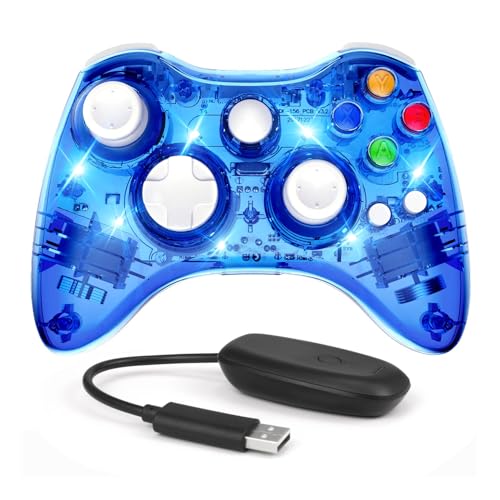 Wireless-Transparent blue-LED