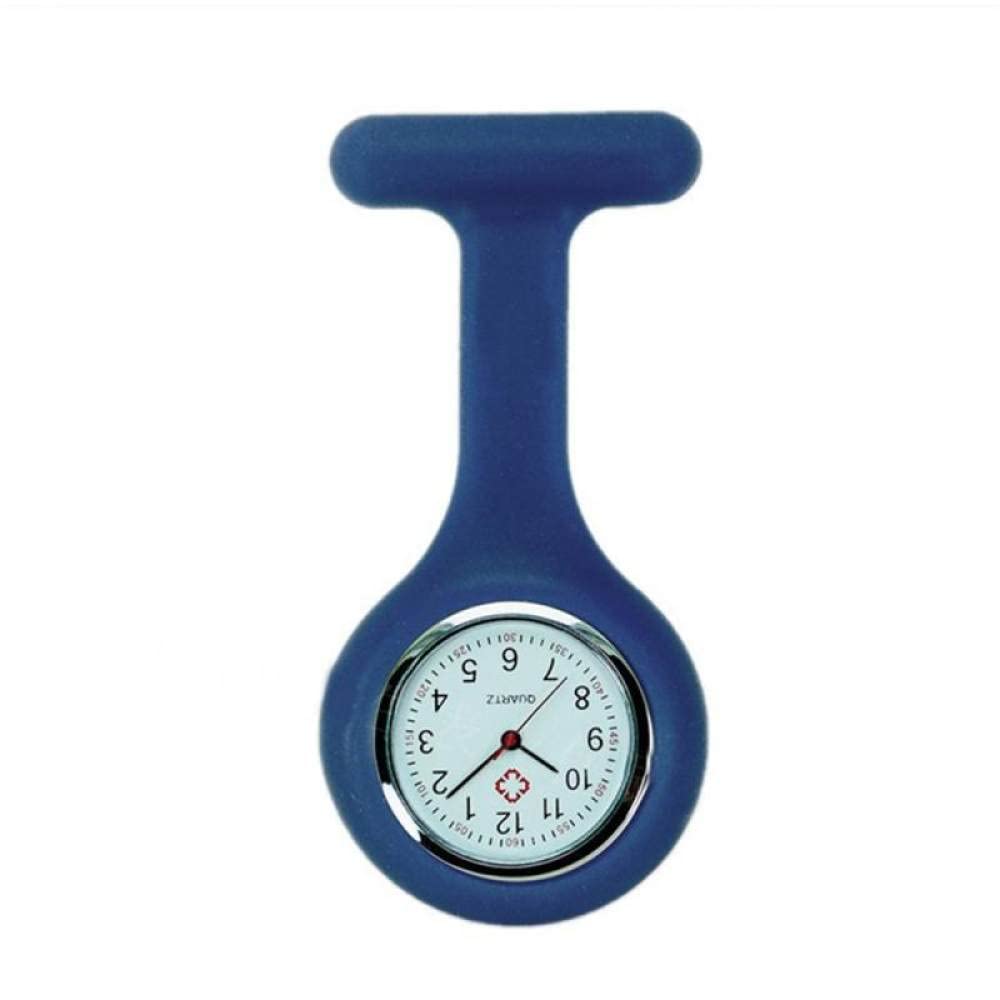 Silicone Nurse Watch - Medical Pocket Watch with Pin & Hanging Chain - Quartz Brooch Decor for Nurses & Healthcare Professionals - Perfect for Hospitals, Clinics & Nursing Schools