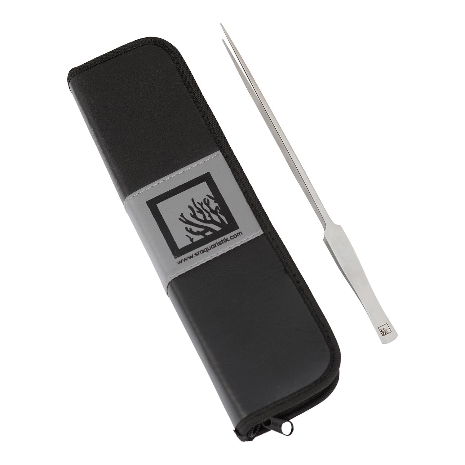 Premium Stainless Steel Straight Fine Tip Tweezers 11.8
