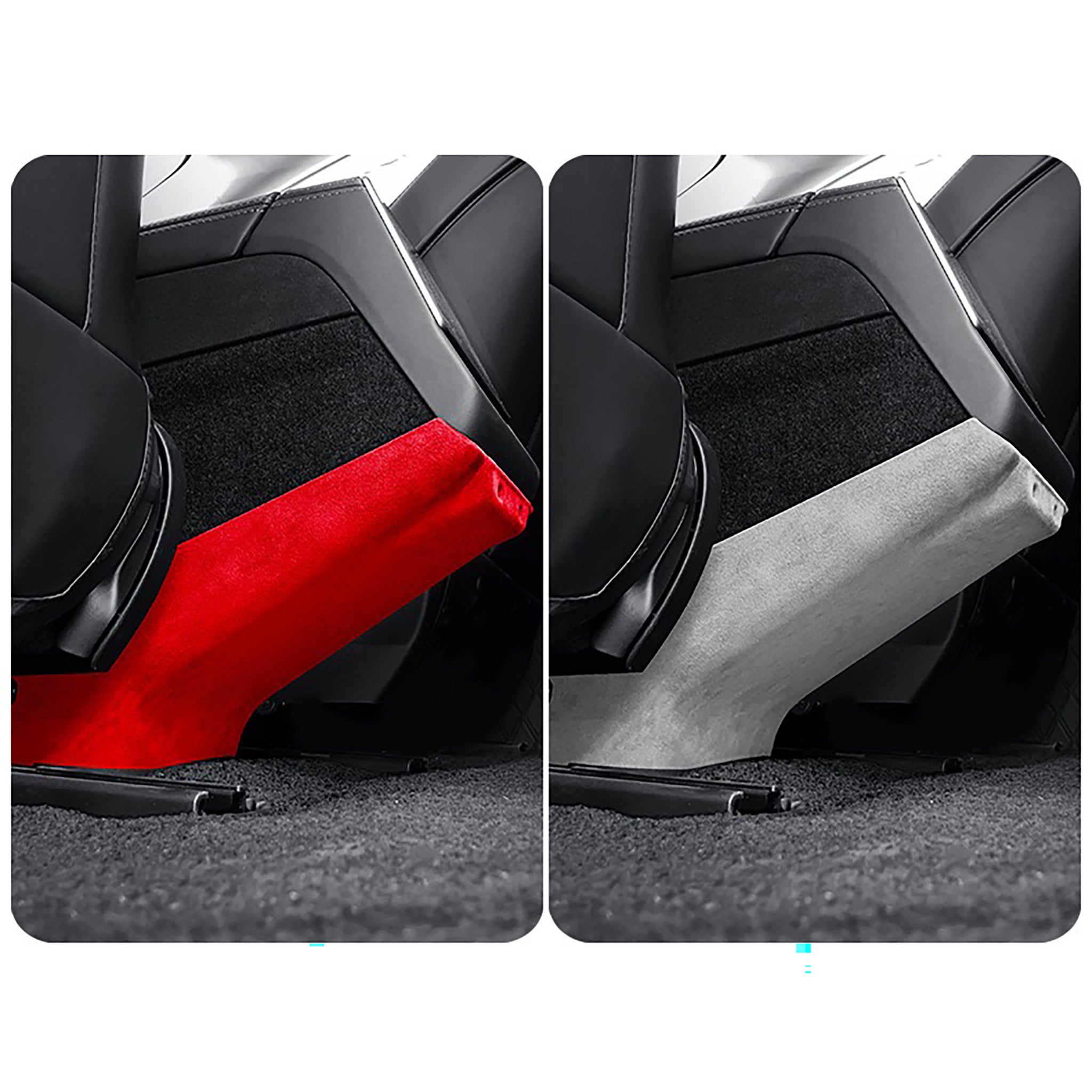 Tesla Alcantara Rear Vent Anti-Kick Protector for Model 3 Highland 2024+ | Premium Car Interior Accessory | Protect Your Tesla from Scratches & Dirt | Perfect for Daily Commute & Road Trips