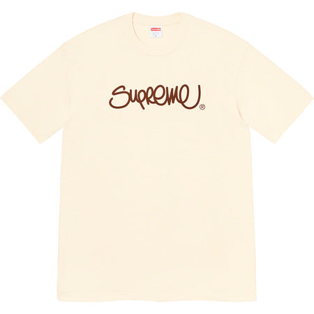 Supreme Handstyle Graphic T-Shirt - Natural Cotton Tee for Men & Women - Streetwear Fashion for Casual Wear & Urban Style