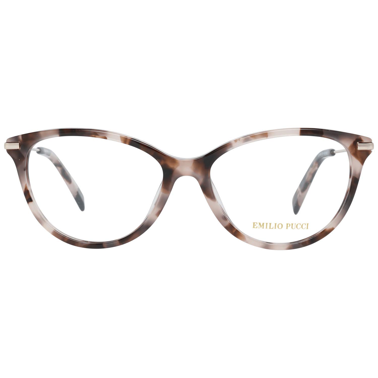 Emilio Pucci EP5082 Havana Colored Eyeglass Frames with Matching Lenses - Stylish Designer Optical Glasses for Women & Men | Perfect for Everyday Wear, Office, and Fashion Accessories