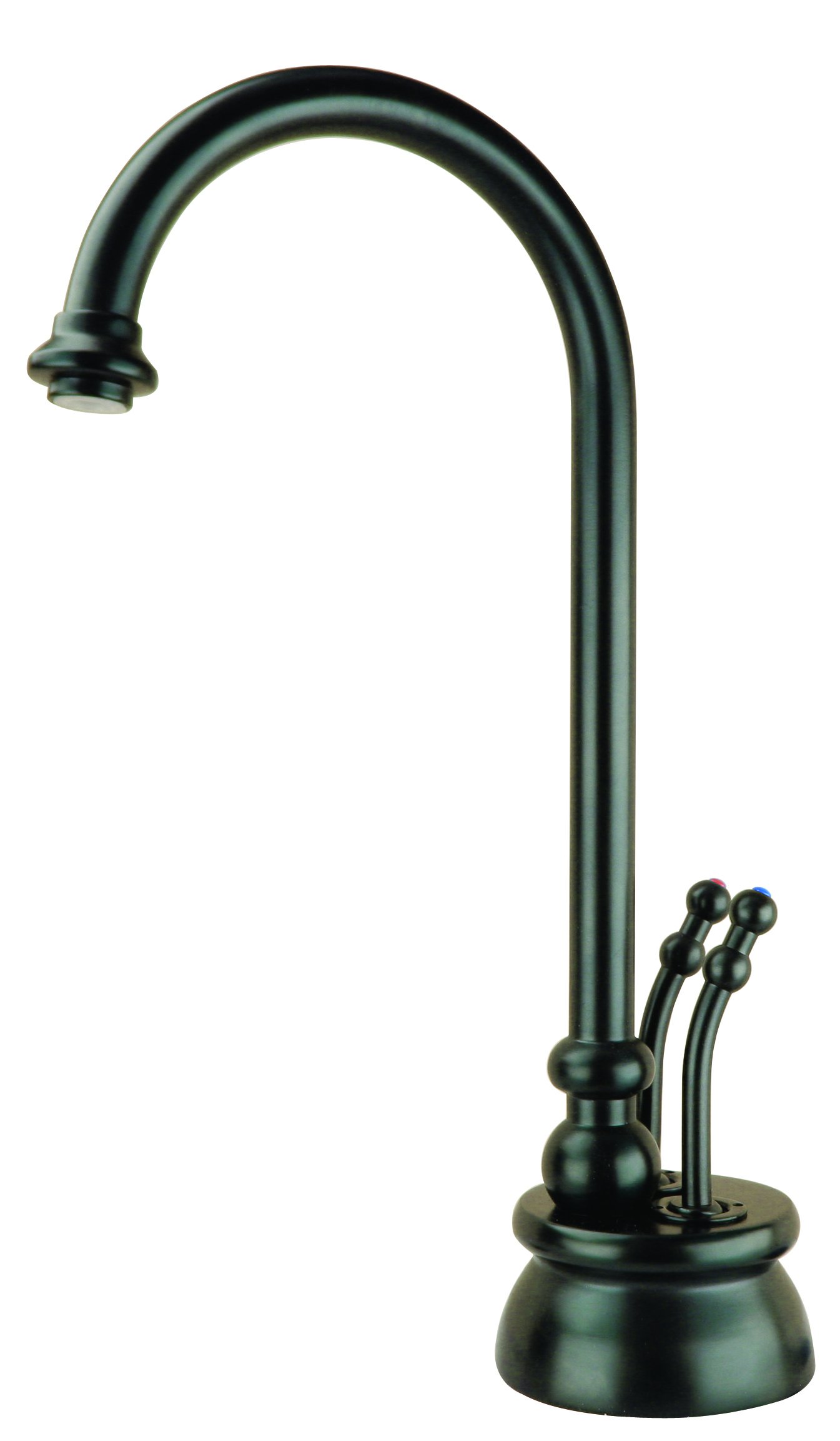 Westbrass D262HFP-12 Docalorah 10-Inch 2-Handle Hot and Cold Water Dispenser Faucet with Instant Hot Water Tank System, Oil Rubbed Bronze Finish - Perfect for Kitchen Sinks, Coffee Stations & Home Bars