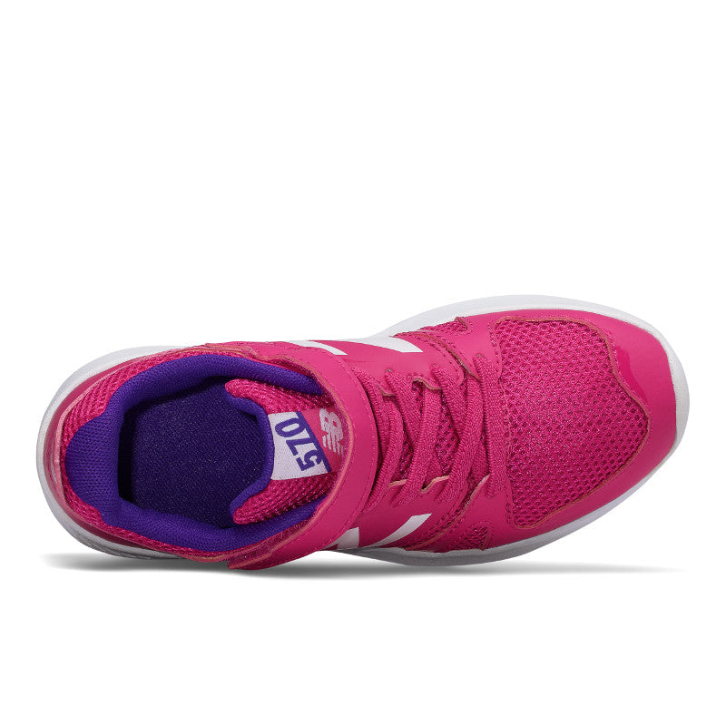 New Balance 570 A/C Kids' Pink Running Shoes - Lightweight Comfort Sneakers for Boys & Girls - Perfect for School, Play & Everyday Wear