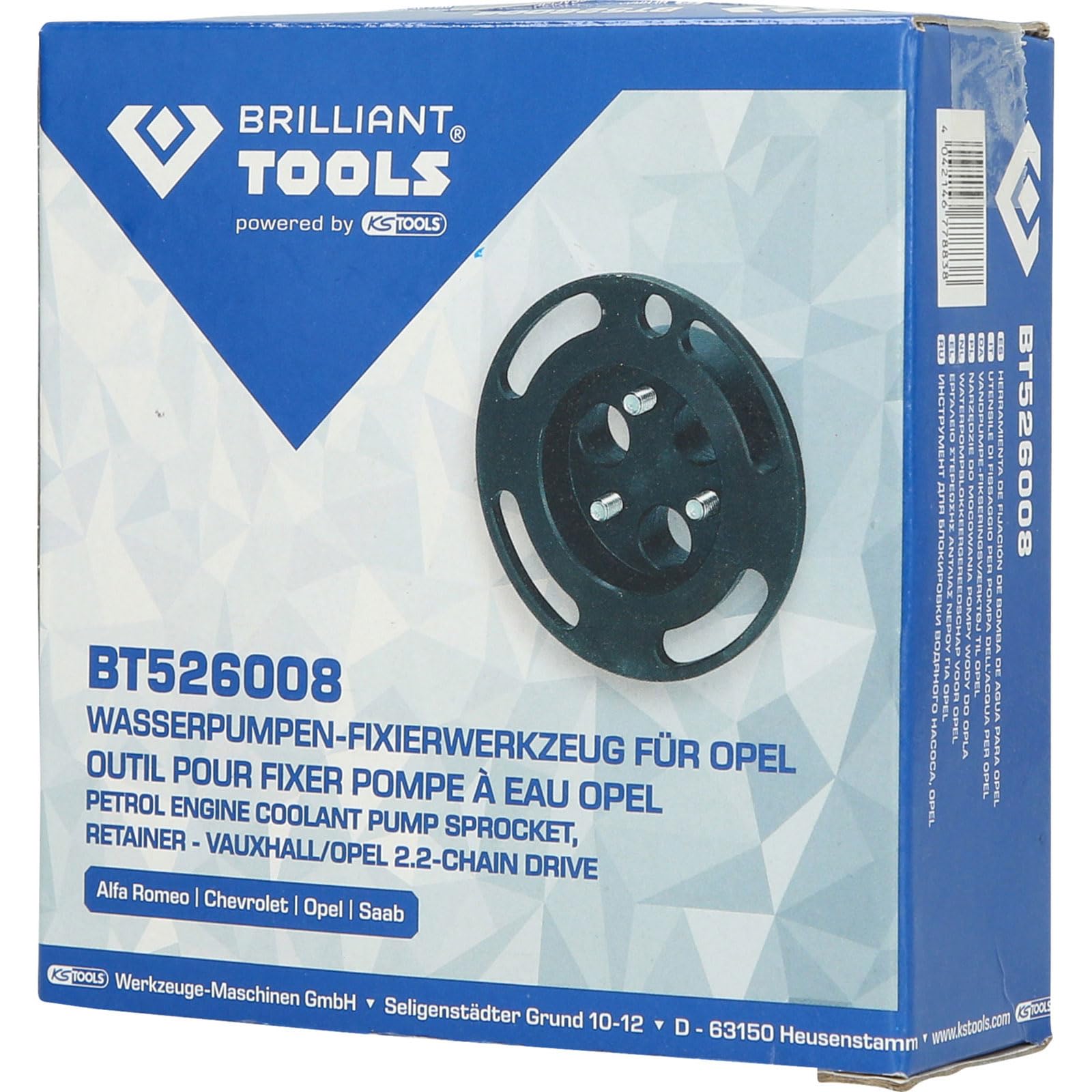 KS TOOLS BT526008 Water Pump Tool for Opel - Engine Repair Kit