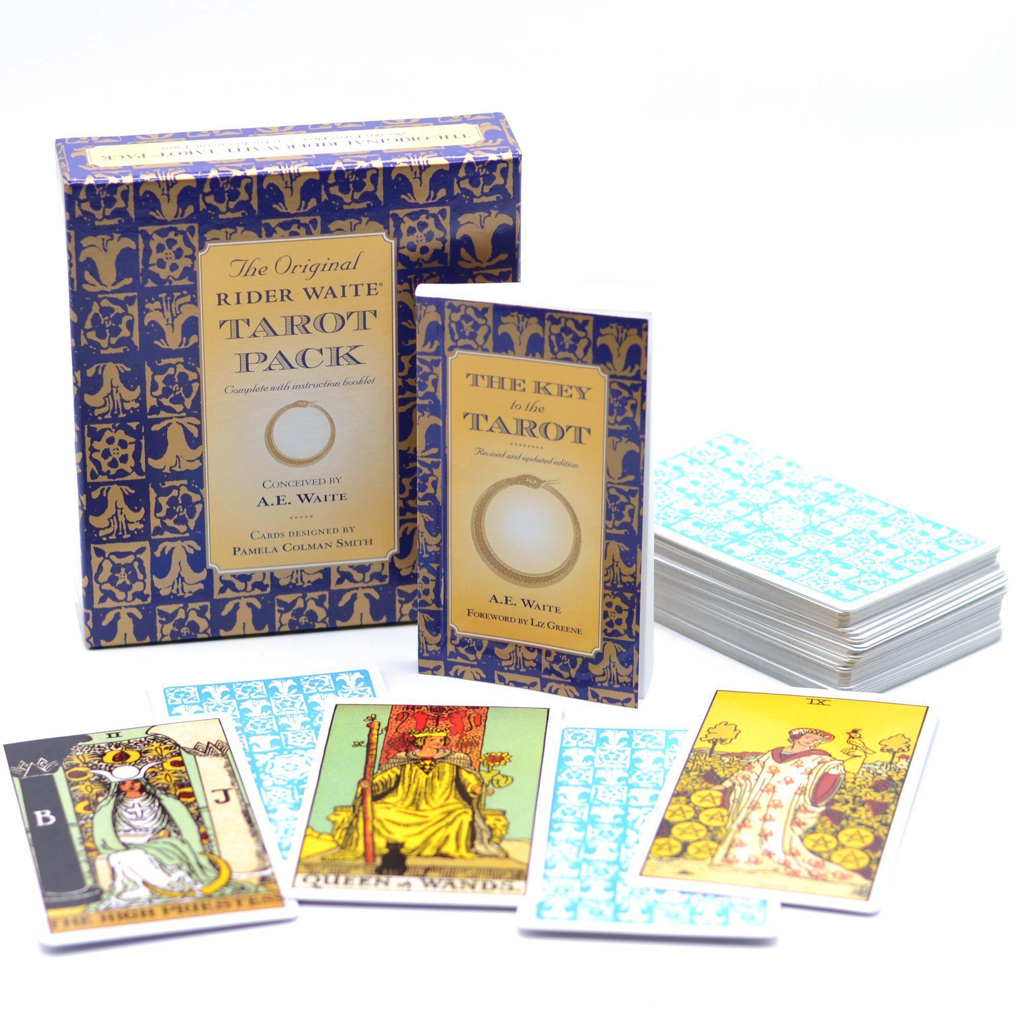 Original Rider Waite Tarot Deck - Authentic 78-Card Tarot Set for Divination, Meditation & Spiritual Guidance - Perfect for Beginners & Professional Readers